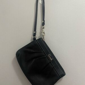 Coach Black Wristlet
